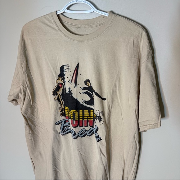 POINT BREAK Men’s Vintage Tan T-shirt Tee Surfing Movie Size XL - Picture 3 of 6